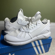 Men’s White Adidas Tubular